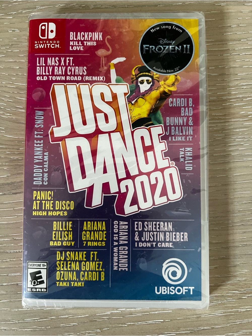 Nintendo Just Dance 2020 - Pink & Yellow Cover Art